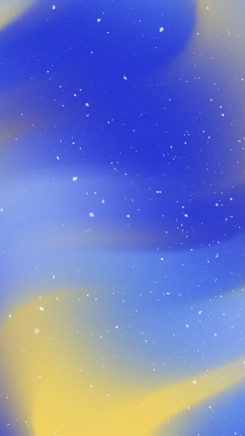 Abstract Blue and Yellow Gradient with Sparkling Stars Vertical Background Stock Footage 310011274