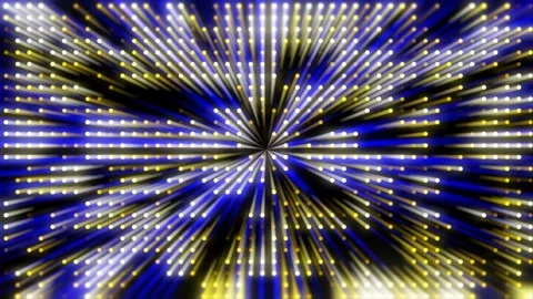 Abstract Blue and Yellow LED Light Rays Burst Background Stock Footage 337941750