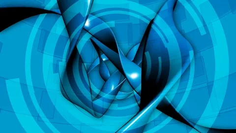 Abstract blue animation background Video stock 89990362