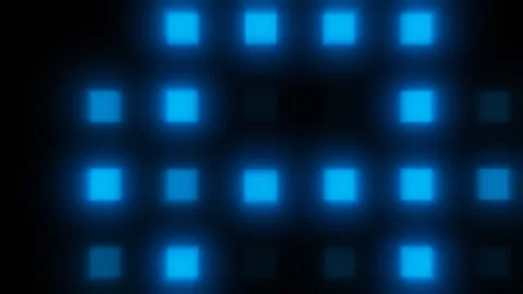 Abstract Blue Animation, Seamless Loop Full Screen, Random Blocks Flickering Video stock 157107937