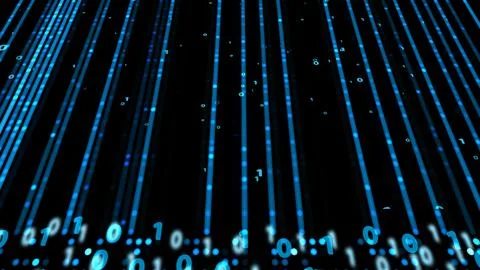 Abstract blue aqua visualization dolly view scale wpie glow dot in laser te.. Stock Illustration