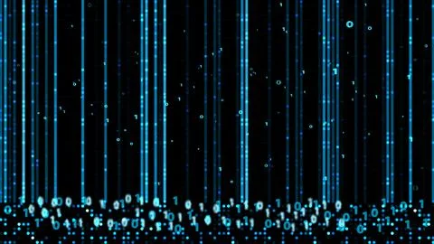 Abstract blue aqua visualization scale wpie glow dot in laser technology bi.. Foto stock