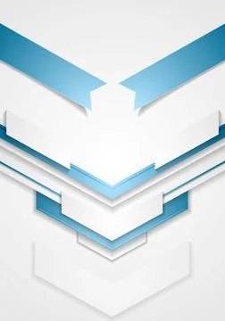 Abstract blue arrows tech design Abstract blue arrows tech design. Vector ... Stock Photos
