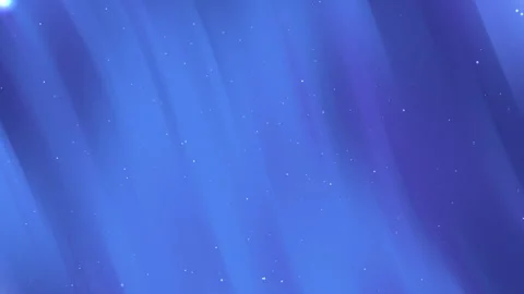 Abstract Blue Aurora Borealis Sky with Stars Motion Background Video stock 338186246