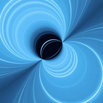 Abstract blue background Abstract blue circle pattern digital background C... Foto stock