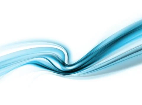 Abstract Blue Background. Abstraction Modern Waved Stock Illustration