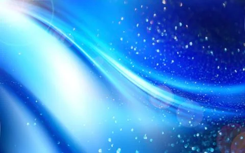 Abstract blue background. Air bubbles Stock Illustration