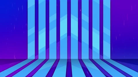 Abstract blue background animation with looping animated lines colored Stock Footage 268750872