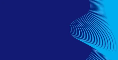 Abstract blue background with awesome abstract line art design Stock Illustration