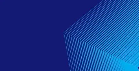 Abstract blue background with awesome abstract line art design Stock Illustration