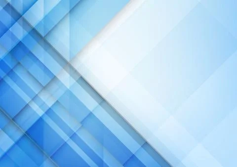 Abstract blue background with basic geometry overlaps and layered element vec Stock Illustration