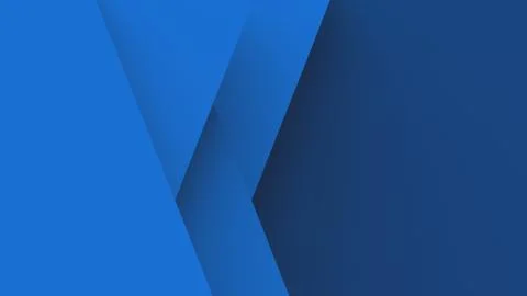 Abstract blue background basic geometry overlaps with shadow vector illustrat Stock Illustration