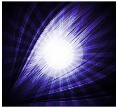 Abstract blue background Beautiful rays of light Stock Illustration