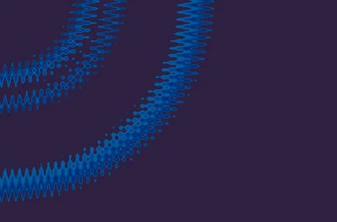 Abstract blue background with blue wave and dot patterns Stock Photos