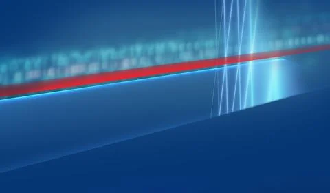 Abstract blue background with blurred binary code at back concept Series Stock Illustration