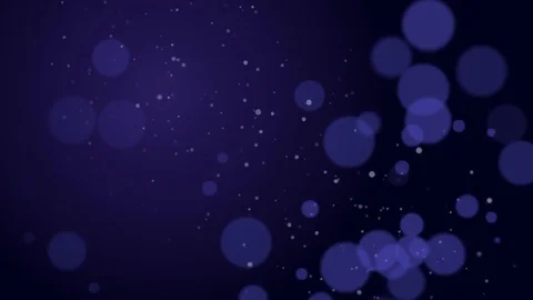 Abstract blue background with bokeh. Animations. With a central location for the Stock Footage