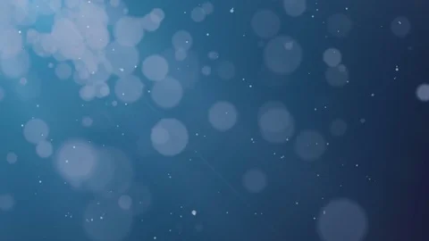 Abstract blue background with bokeh. Animations. With a central location for the Stock Footage