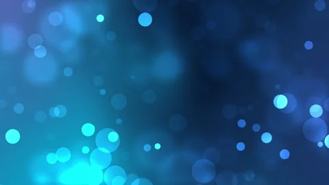 Abstract blue background with bokeh. Video stock 303551746
