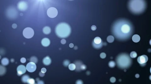 Abstract blue background with bokeh. Loop Animations. With a central location Stock Footage 73210735
