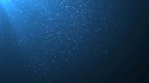 Abstract blue background with bokeh. Loop Animations. With a central location Video stock 73315554