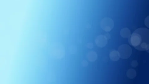 Abstract blue background with bokeh. Loop Animations. With a central location Video stock 73358581
