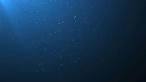 Abstract blue background with bright bokeh, circles, glitter. Plankton in the Stock Footage 73511246