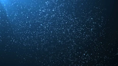 Abstract blue background with bright bokeh, circles, glitter. Loop animations Stock Footage 73511544