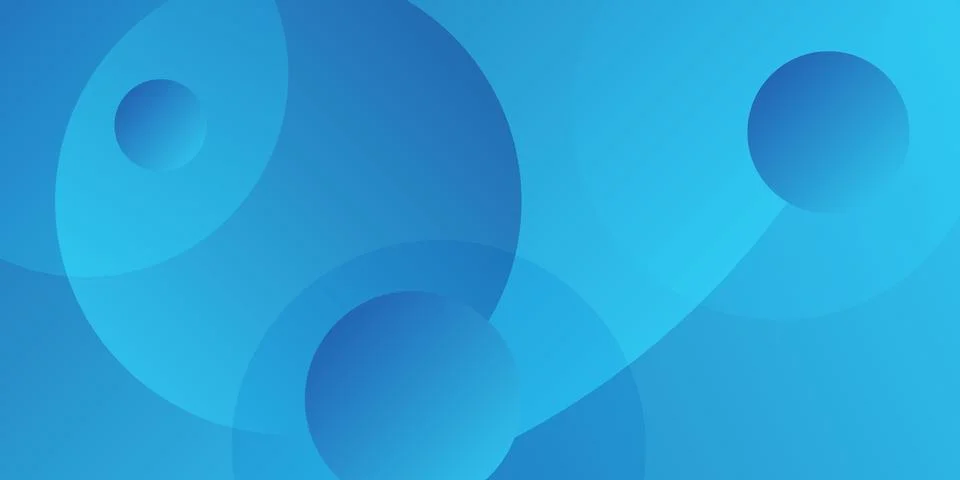 Abstract blue background with circle elements. Dynamic shapes composition a.. 스톡 일러스트