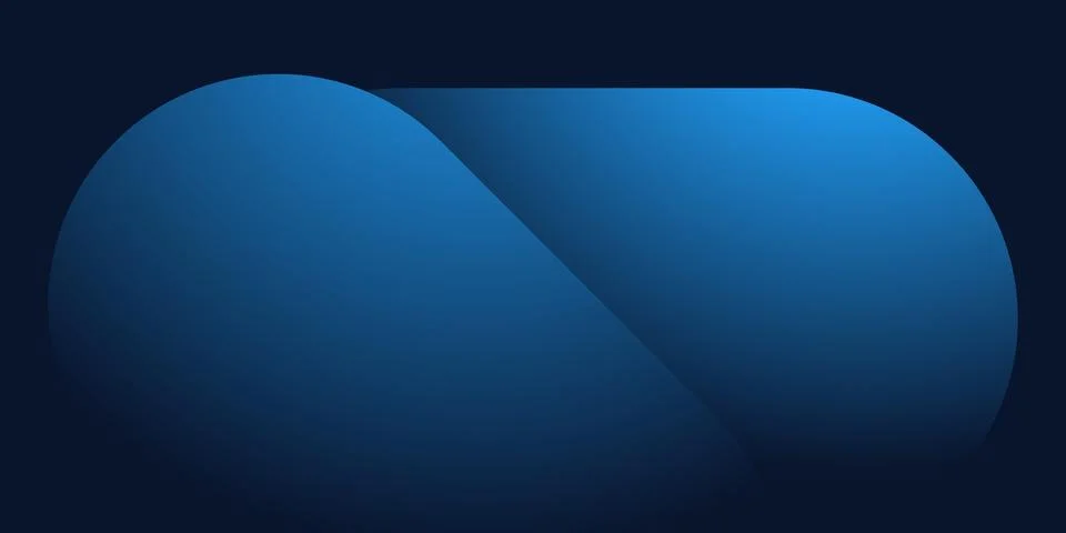 Abstract blue background with circle elements. Dynamic shapes composition a.. Stock Illustration