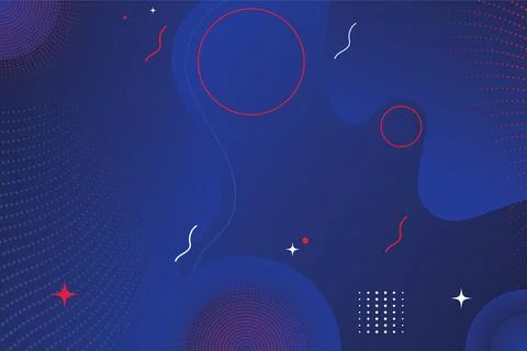 Abstract blue background with circles and dots, abstract halftone background Stock Illustration