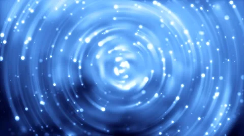 Abstract blue background with circles. Video stock 49924525