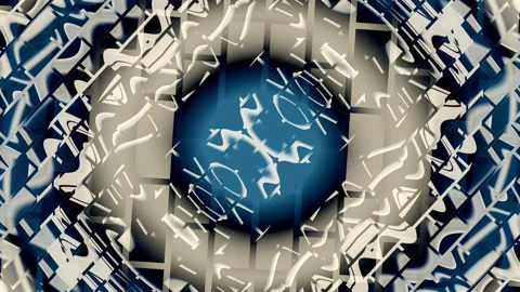 Abstract blue background with circles. Stock Footage 245507834