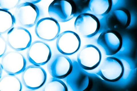 Abstract blue background with circles Stock Photos