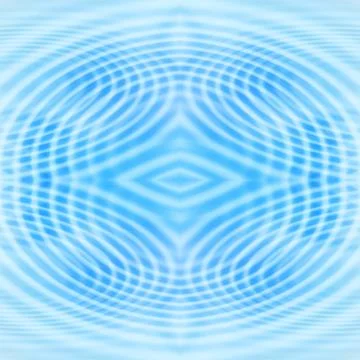 Abstract blue background with concentric ripples water pattern Stock Illustration