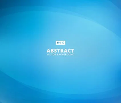 Abstract blue background with curve lines smooth blue light, Vector illustrat Stock-Illustration