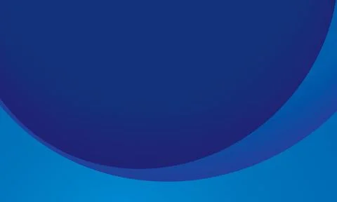 Abstract blue background with curved wave shapes. Stock Illustration