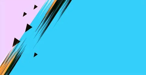 Abstract blue background with diagonal lines and shapes. Vector illustration. Stockillustratie