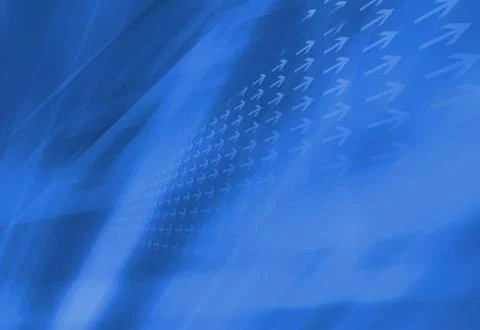 Abstract blue background with directional arrows concept series イラスト素材