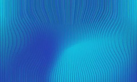 Abstract blue background with distorted vertical lines, soft gradient, and .. Stock Illustration