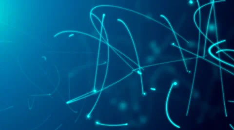 Abstract blue background with dots Stock Footage 41203435