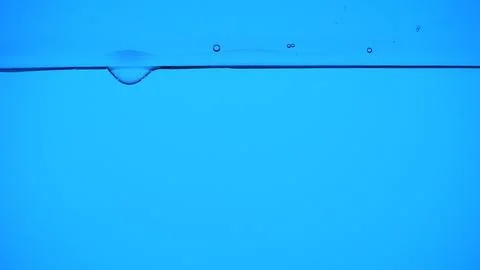 Abstract blue background with dripping water line Stock Illustration