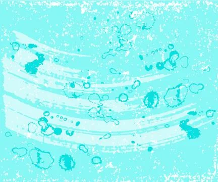Abstract blue background with drops, sea concept vector Stock Illustration