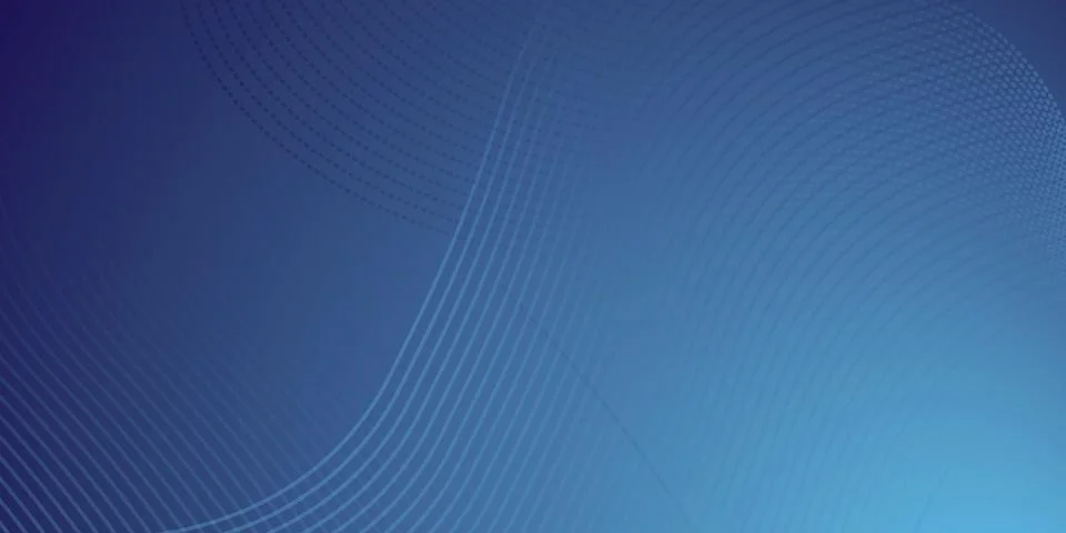 Abstract blue background with dynamic wave lines and gradient shades for modern イラスト素材