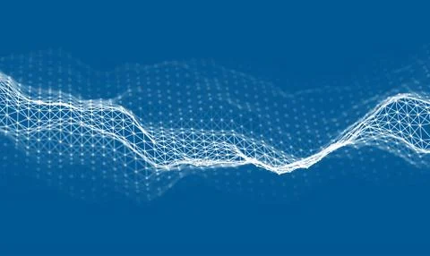 Abstract blue background. Elegant vector illustration for presentation. Lines Stock Illustration