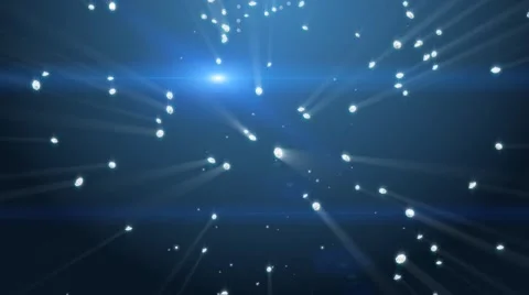 Abstract blue background with falling diamonds composing letter p Stock Footage 41150154