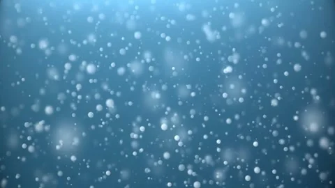 Abstract Blue Background with Falling White Circles Video stock 297016063