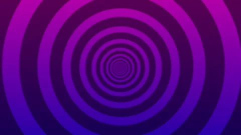 Abstract blue background featuring a swirling spiral motion with concentric ligh Stock Footage 332037021
