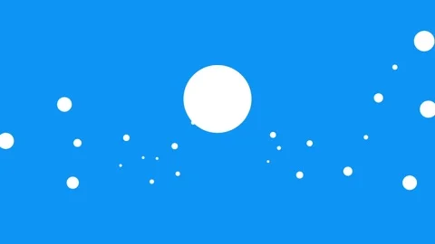 Abstract Blue Background Featuring White Circular Patterns in Dynamic Motion Vídeos de archivo 341926608
