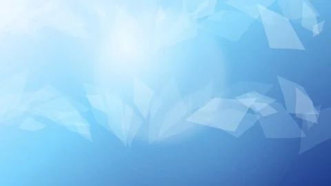 Abstract blue background with floating geometric shards Stock Footage 335937523