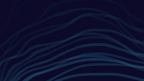 Abstract blue background floating lines and arcs, curved lines wallpaper Stock Footage 313521437